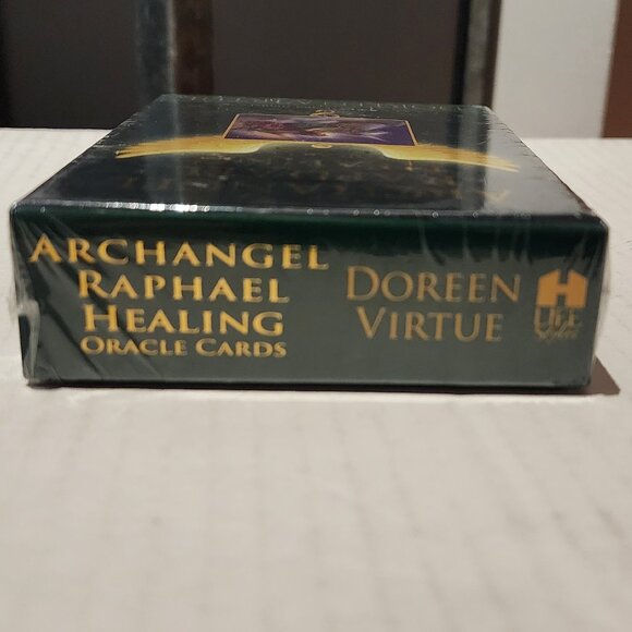 Archangel Raphael Healing Oracle Cards Doreen Virtue 44 Deck Box & Guidebook - Picture 4 of 5